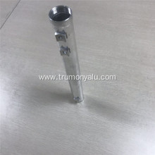 Aluminum liquid storage tube for heat exchanger